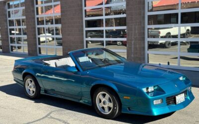 Chevrolet Camaro  1991 blue