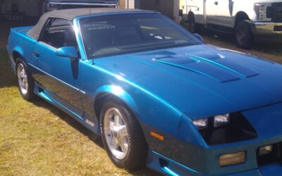 Chevrolet Camaro  1992 blue