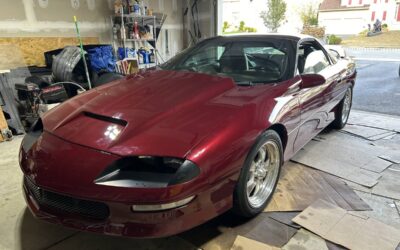 Chevrolet Camaro z28  1995 red