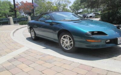 Chevrolet Camaro z28 convertible  1995 blue