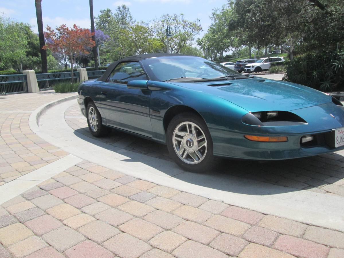 Chevrolet Camaro z28 convertible  1995 blue