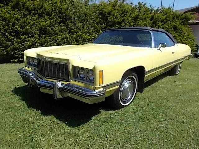 Chevrolet Caprice convertible  1974 yellow