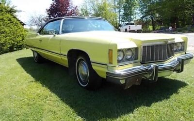 Chevrolet Caprice convertible  1974 yellow
