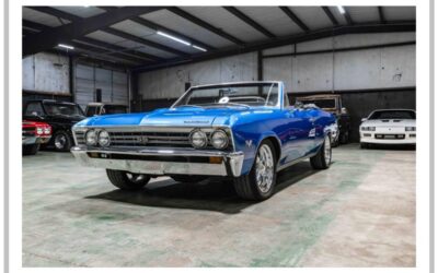 Chevrolet Chevelle convertible  1967 blue