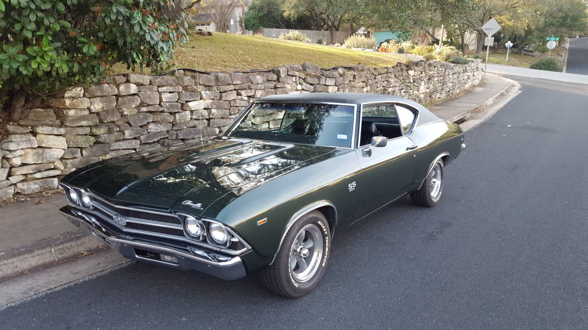 Chevrolet Chevelle ss  1969 green