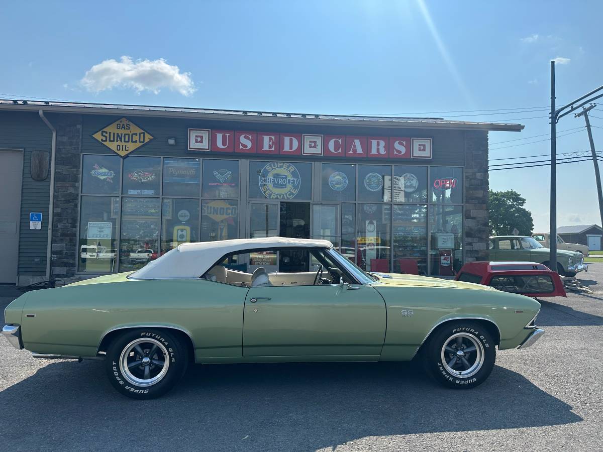 Chevrolet Chevelle ss  1969 green