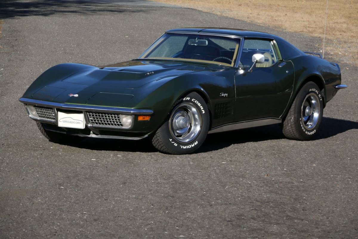 Chevrolet Corvette  1970 green