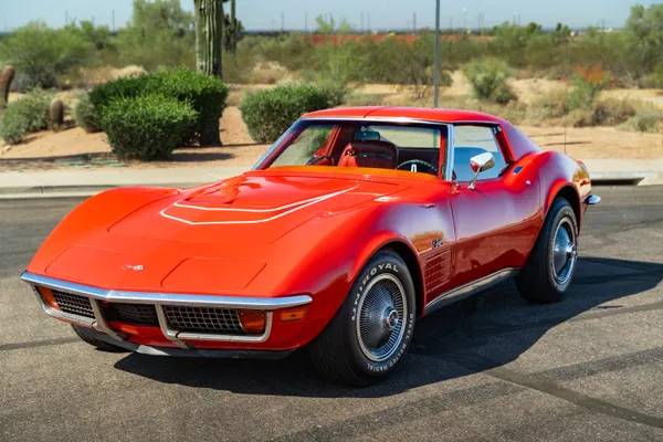 Chevrolet Corvette  1972 red