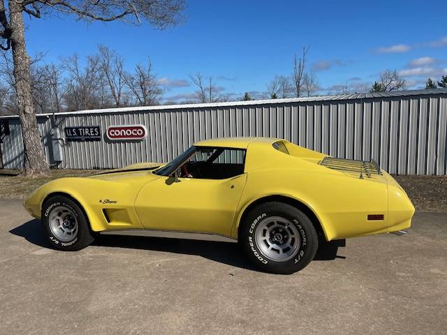 Chevrolet Corvette  1974 yellow