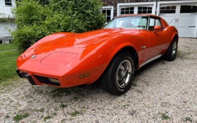 Chevrolet Corvette  1976 orange