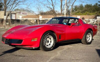 Chevrolet Corvette  1981 red