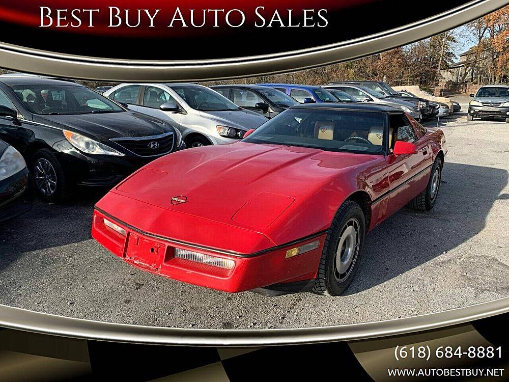 Chevrolet Corvette  1984 red