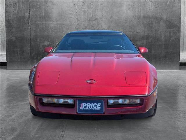 Chevrolet-Corvette-1989-red-1
