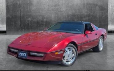 Chevrolet-Corvette-1989-red