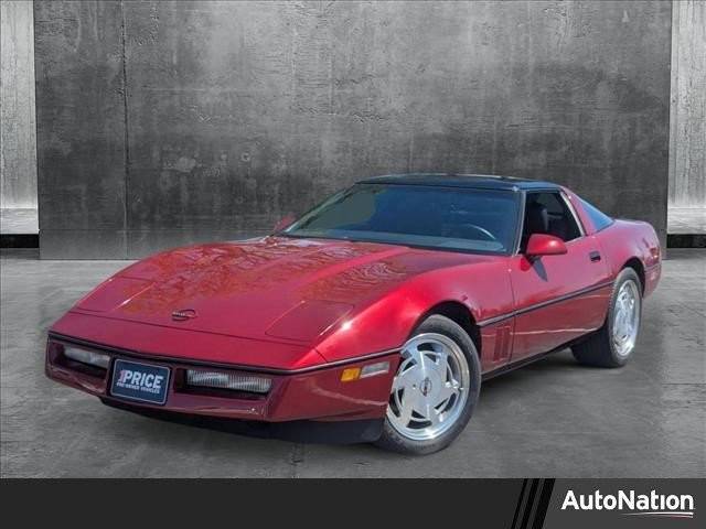 Chevrolet Corvette  1989 red