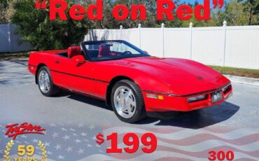 Chevrolet-Corvette-1989-red