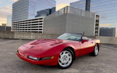 Chevrolet Corvette  1992 red