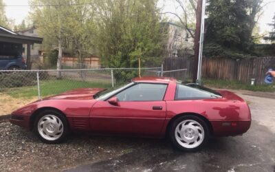 Chevrolet Corvette  1993 red