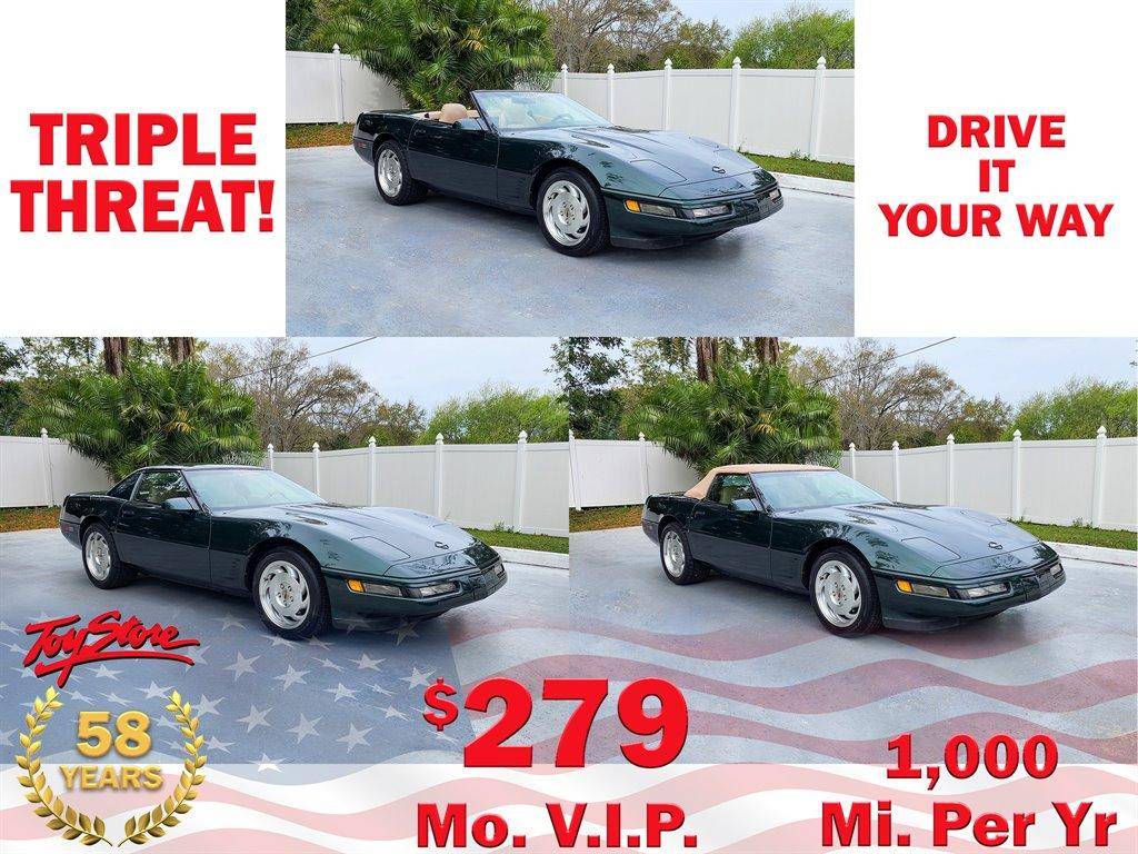 Chevrolet Corvette  1994 green