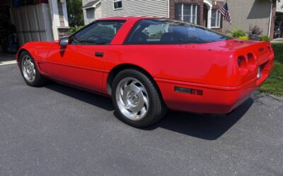 Chevrolet Corvette  1995 red