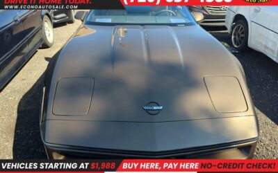 Chevrolet Corvette base  1987