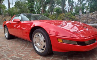 Chevrolet Corvette corvette & convertible  1995 red
