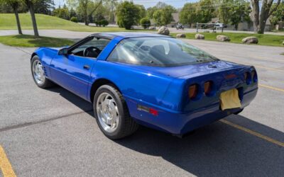 Chevrolet Corvette coupe  1994 blue