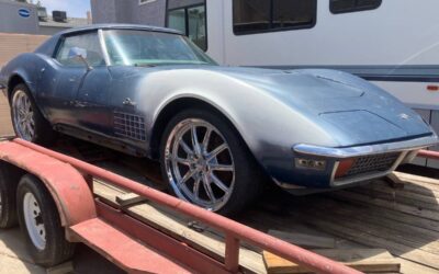 Chevrolet Corvette stingray  1972 blue