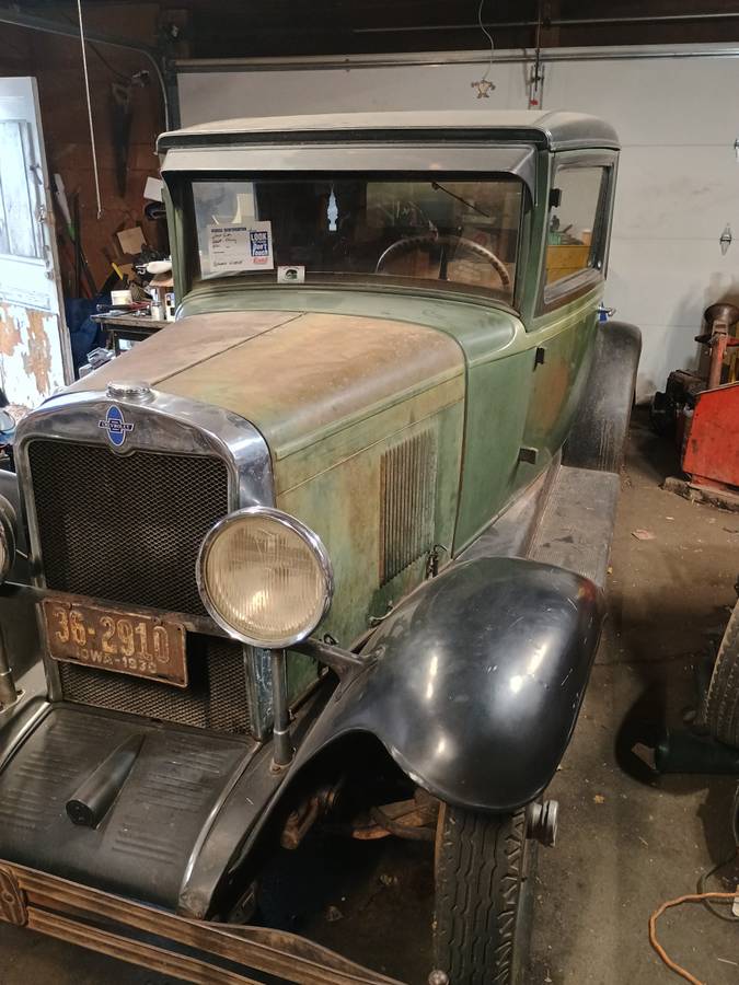Chevrolet Coupe  1930 green
