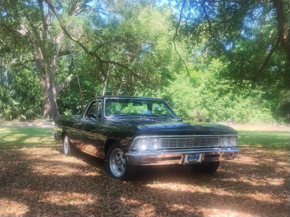 Chevrolet El camino  1966 black