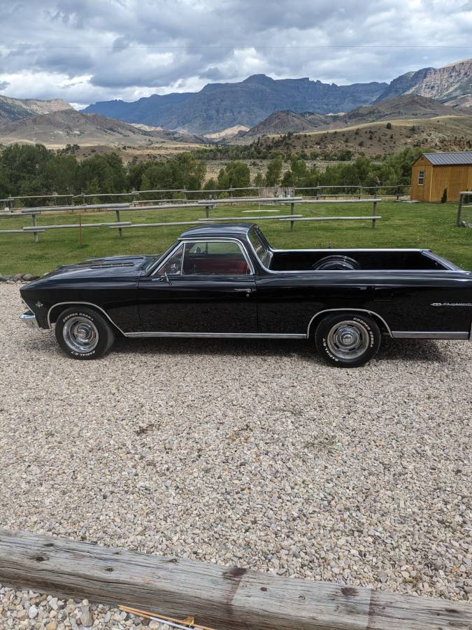 Chevrolet El camino  1966 black