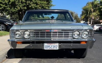 Chevrolet El camino  1967 green
