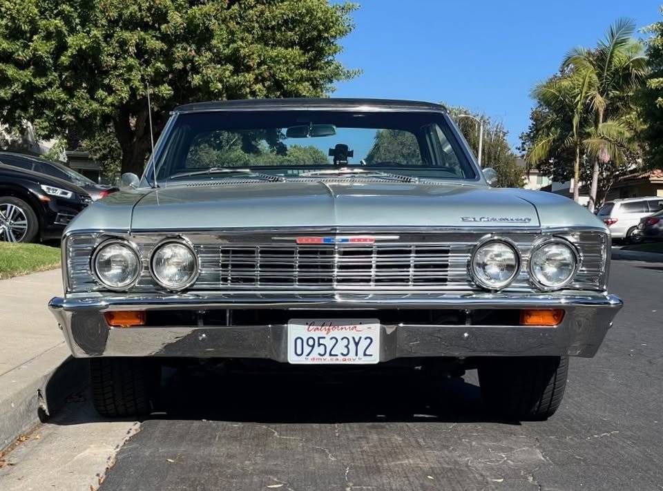 Chevrolet El camino  1967 green