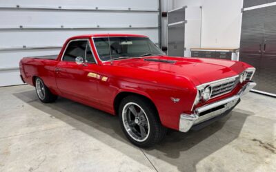 Chevrolet El camino  1967 red