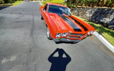 Chevrolet El camino  1970 red