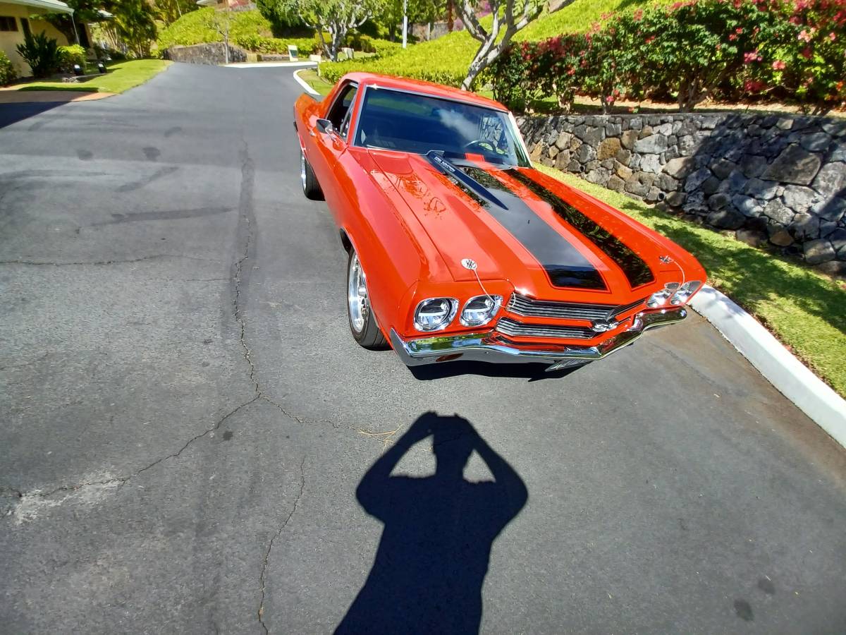 Chevrolet El camino  1970 red