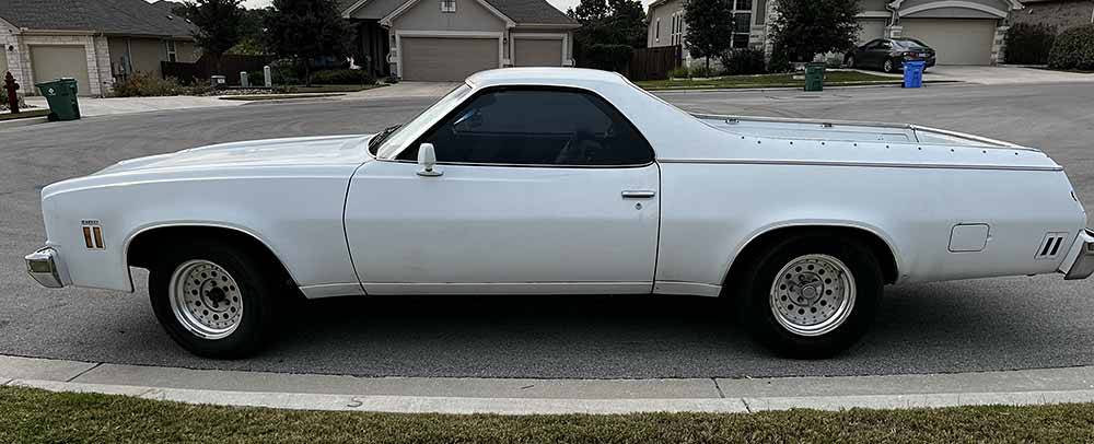 Chevrolet El camino  1974 white