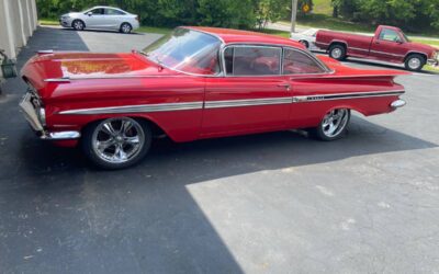 Chevrolet Impala  1959 red