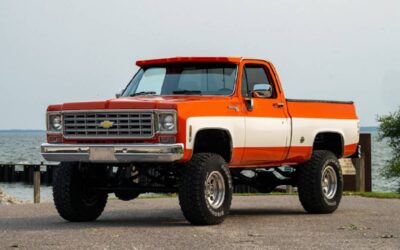 Chevrolet K10  1976 orange