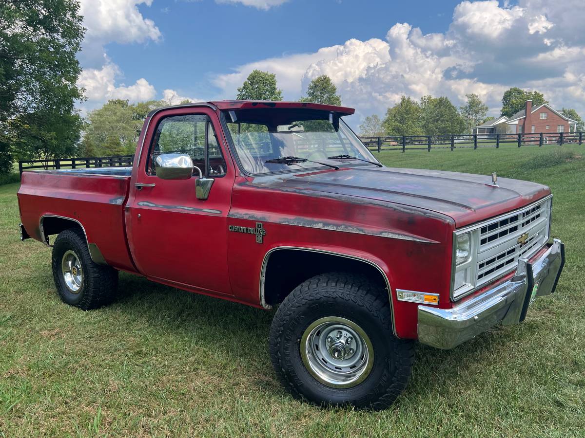 Chevrolet K10 4x4  1985 red