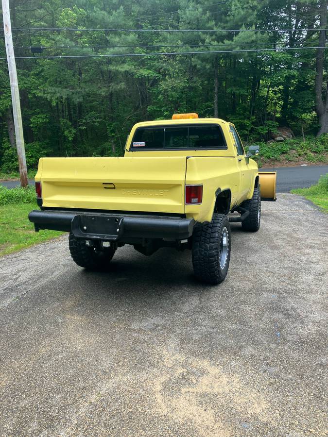 Chevrolet-K10-silverado-4x4-1990-yellow-4