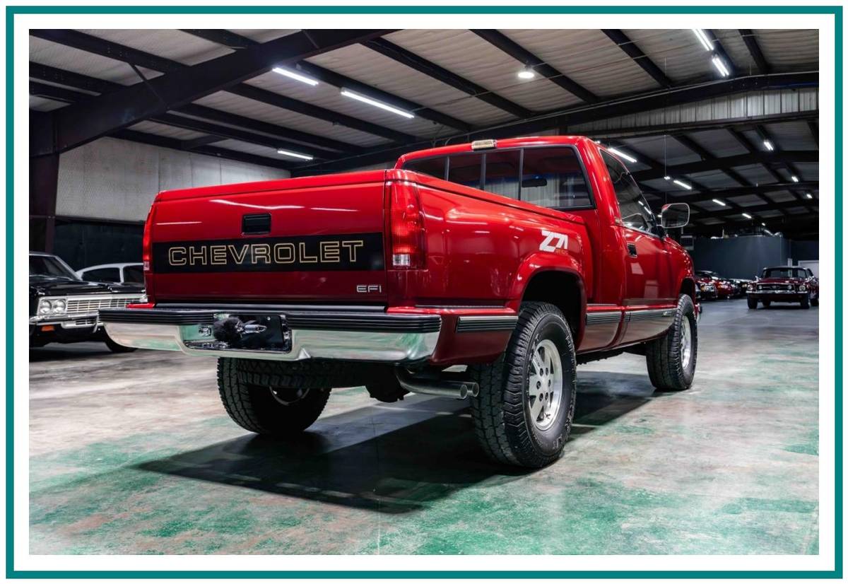 Chevrolet-K1500-step-side-4x4-1990-red-1