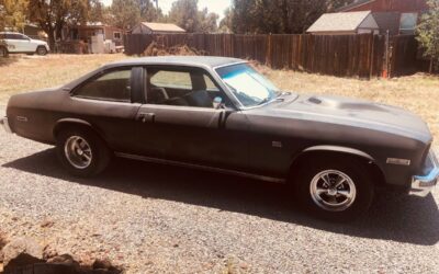 Chevrolet Nova hatchback  1975 black