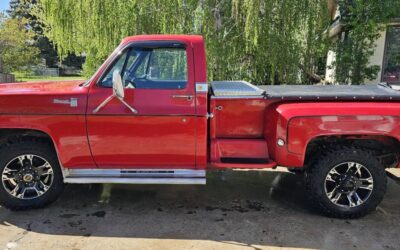 Chevrolet Pickup  1976 red