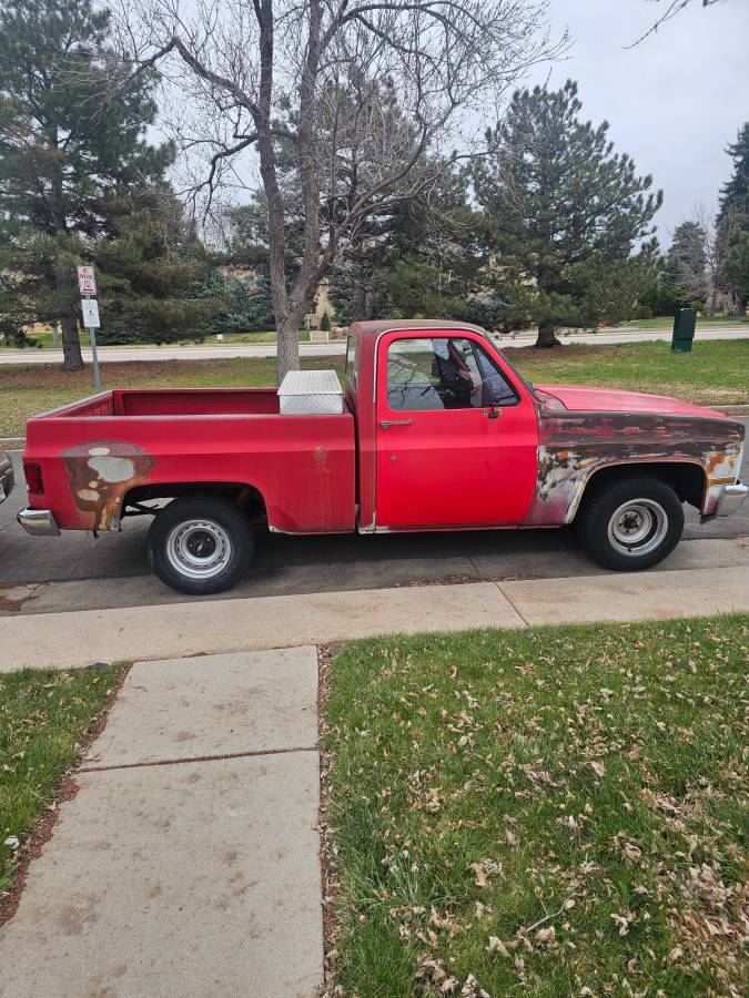 Chevrolet R10  1987 red