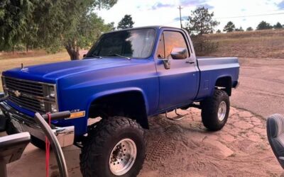 Chevrolet Silverado 1500  1983 blue