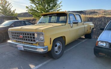 Chevrolet-Silverado-1976-yellow-1