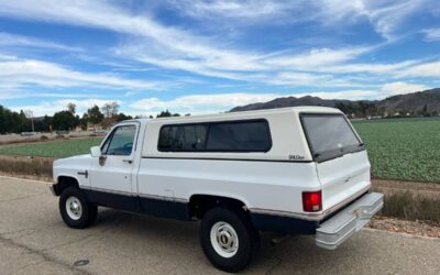 Chevrolet Silverado  1987 white