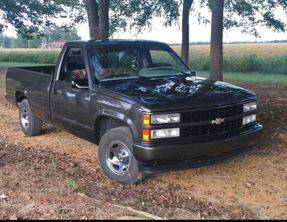 Chevrolet Silverado  1991 grey