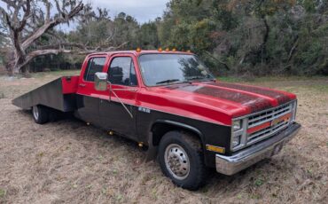 Chevrolet-Silverado-3500-1985-black-1